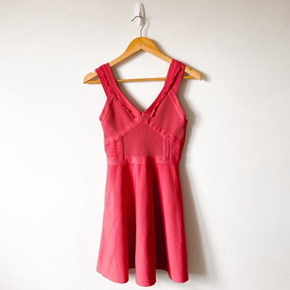 Rose pink Guess bandage dress, size medium - Picture 3 of 16